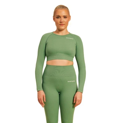 BeastPink Dámský top Hyper Crop Top Olivine
