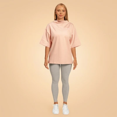 BeastPink Oversized Bliss Pink dámské tričko