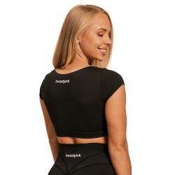 BeastPink Dámské triko Cropped Sense Black