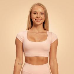 BeastPink Dámske tričko Cropped Sense Pink BeastPink Dámske tričko Cropped Sense Pink