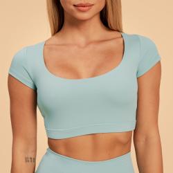 BeastPink Dámské triko Cropped Sense Storm Blue