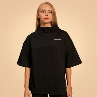 BeastPink Dámské triko Oversized Bliss Black