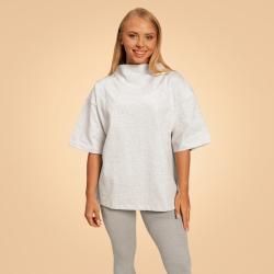 BeastPink Dámské triko Oversized Bliss Grey