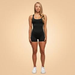 GymBeam BeastPink Dámský overal Breeze Black