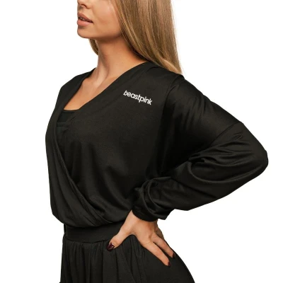 BeastPink Women‘s Breeze Top Black