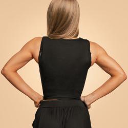 BeastPink Dámský top Cropped Breeze Black
