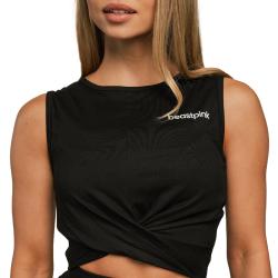 BeastPink Dámský top Cropped Breeze Black