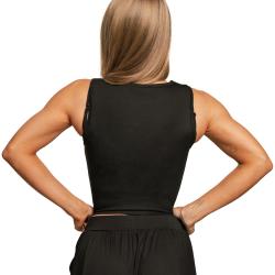 BeastPink Dámský top Cropped Breeze Black