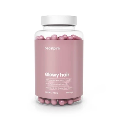BeastPink Glowy Hair 90 kaps. BeastPink Glowy Hair 90 kaps.