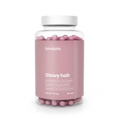 BeastPink Glowy Hair 90 kaps.