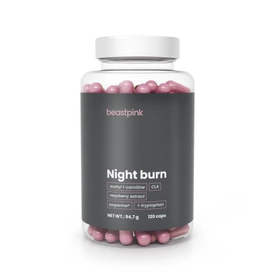 BeastPink Night Burn 120 kaps.