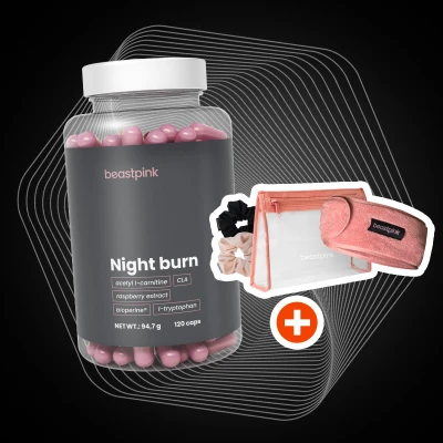 BeastPink Night Burn 120 kaps.