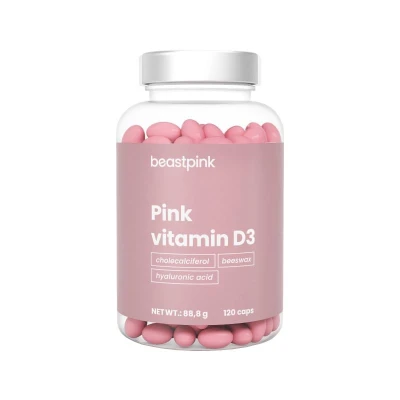 BeastPink Pink Vitamín D3 120 kaps.