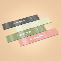 BeastPink Posilovací gumy Resistance Set (VÝPRODEJ)