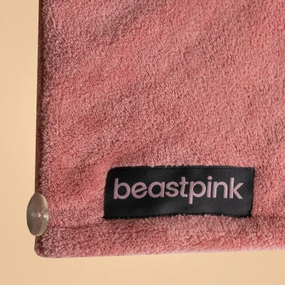 BeastPink Ručník na vlasy Pink