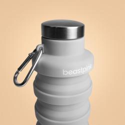 BeastPink Skládací láhev Grey 500 ml