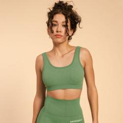 BeastPink Športová podprsenka Bralette Hyper Olivine