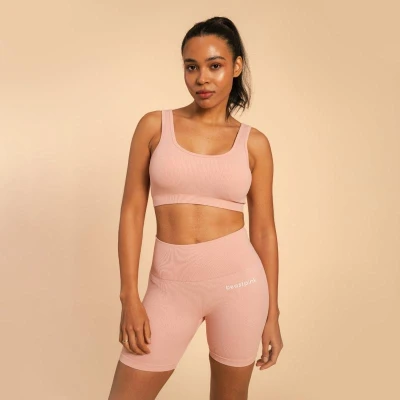 BeastPink Sportovní podprsenka Bralette Hyper Pink