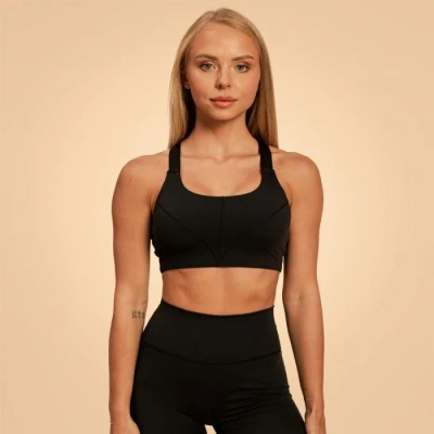BeastPink Sportovní podprsenka Sense Black