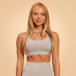 BeastPink Sportovní podprsenka Sense Grey
