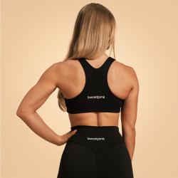 BeastPink Sportovní podprsenka Venture Black
