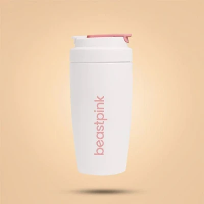 BeastPink White termohrnek 500 ml