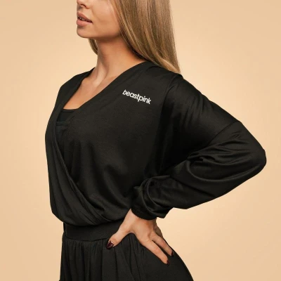 BeastPink Women‘s Breeze Top Black POUZE S (VÝPRODEJ)