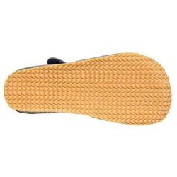 BEDA s.r.o. Dětské barefootové textilní papuče na suchý zip Beda - modrá POUZE EU 27 (VÝPRODEJ)