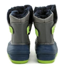 Befado 160y015 modro šedé dětské sněhule