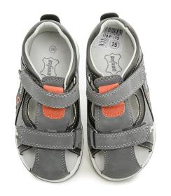 Befado 170P073 sivé detské sandálky