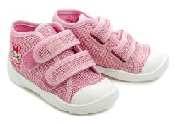 Befado 212P056 růžové dětské plátěné tenisky