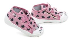 Befado 212P077 růžové dětské plátěné tenisky