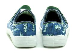 Befado 351y029 modro zelené dětské tenisky