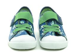 Befado 351y029 modro zelené dětské tenisky