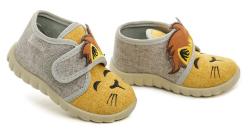 Befado 465P109 LEV šedo žluté dětské bačkůrky