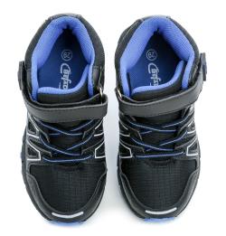Befado 518X002 čierno modré detské outdoorové topánky