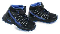 Befado 518X002 čierno modré detské outdoorové topánky