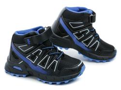 Befado 518X002 čierno modré detské outdoorové topánky