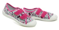 Befado 772y005 růžové dětské tenisky na suchý zip