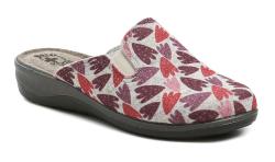 Befado Dr. Orto 136D003 šedo fialové dámské zdravotní papuče