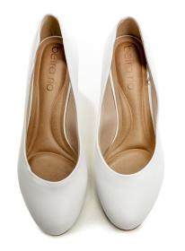 Beira Rio 4777-409 biele dámske lodičky na podpätku