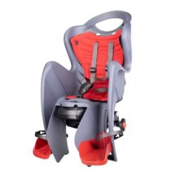 BELLELLI MR.Fox EASYDREAM šedá zadní cyklosedačka na nosič