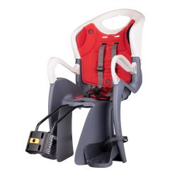 BELLELLI TIGER zadní šedo-červená cyklosedačka pod sedlo