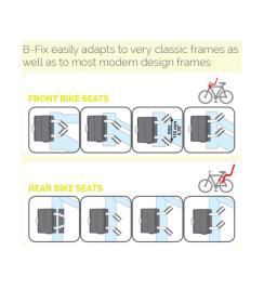 BELLELLI TATOO PLUS černá přední cyklosedačka (VÝPRODEJ)