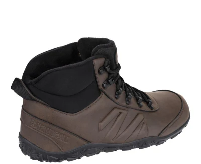 Bennon Barefoot Black/brown Winter High zimní obuv