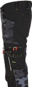 Bennon CAMOS Trousers black/grey