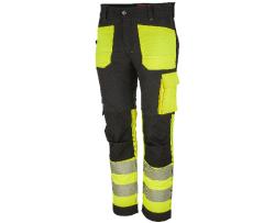 Bennon EREBOS žluté pánské pracovní kalhoty třídy 1 HI-VIS