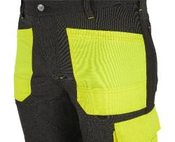 Bennon EREBOS žluté pánské pracovní kalhoty třídy 1 HI-VIS