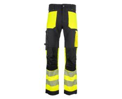 Bennon EREBOS žluté pánské pracovní kalhoty třídy 1 HI-VIS Bennon EREBOS žluté pánské pracovní kalhoty třídy 1 HI-VIS