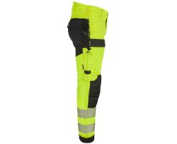 Bennon EREBOS žluté pánské pracovní kalhoty třídy 2 HI-VIS